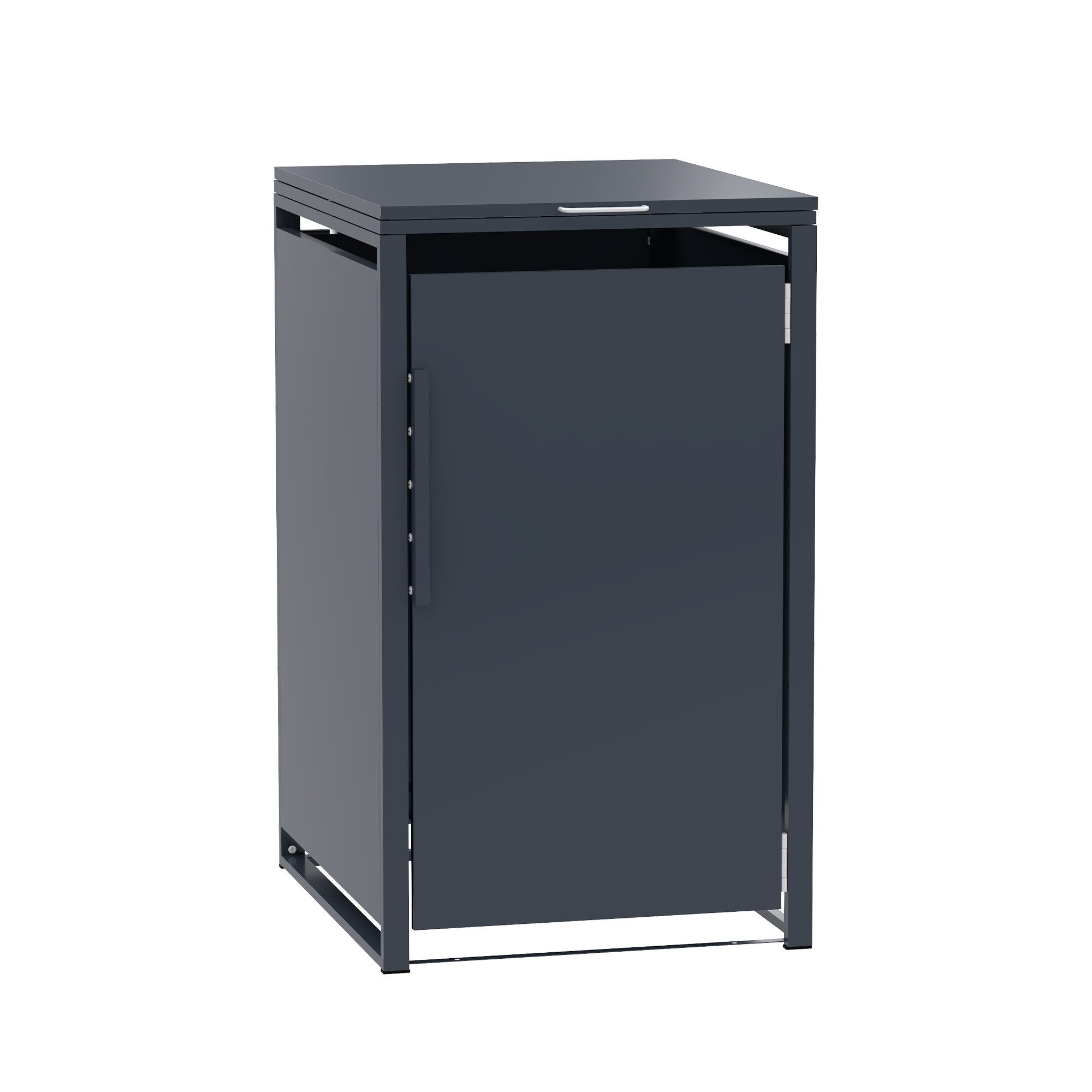 GARLIVO Mülltonnenbox Magnolie 1er Mülltonnenbox 240L, Modernes Design, Langlebiges Material