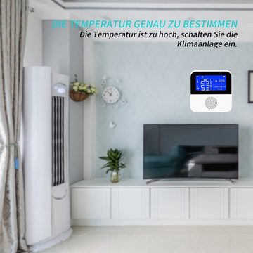 TWSOUL Hygrometer WiFi Smart Temperatur- und Luftfeuchtigkeitsmesser, Freie Umschaltung zwischen °C oder °F