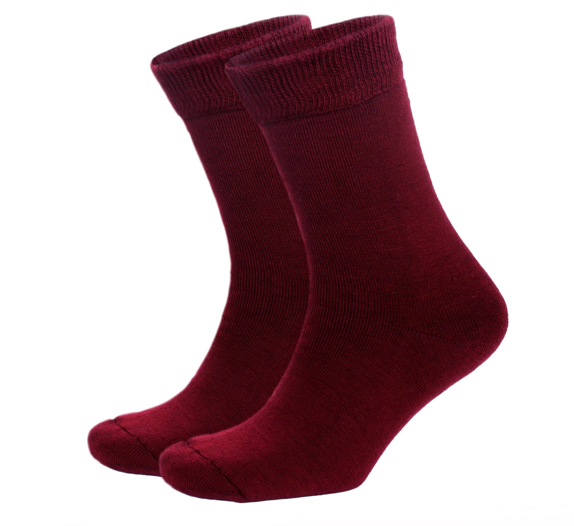 NoblesBox Thermosocken Damen Wintersocken (Beutel, Warme 2-Paar, Damen 37-40 Damen EU Braun Größe) Arbeitssocken Socken