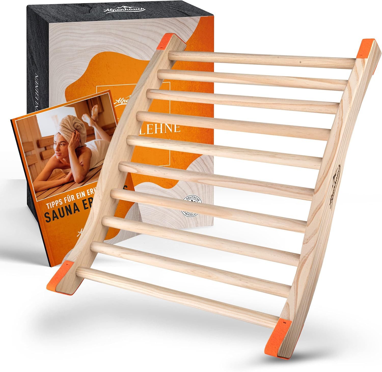 Alpenhauch Sauna-Rückenlehne - Ergonomische S-Form Rückenstütze günstig online kaufen