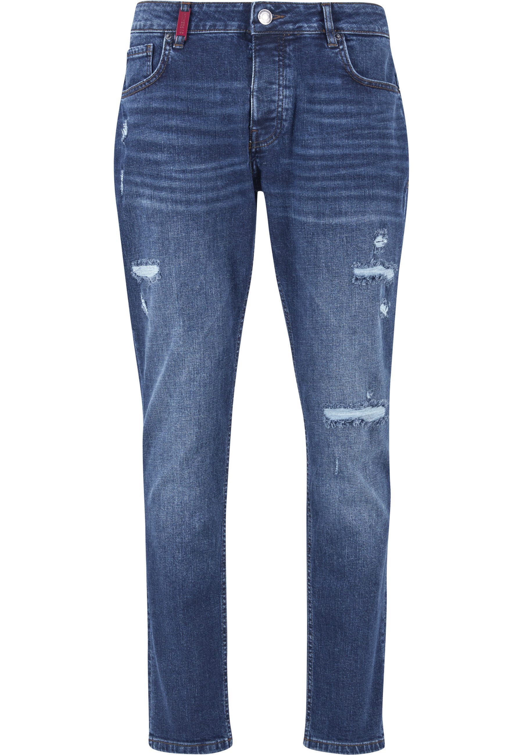 2Y Premium Bequeme Jeans 2Y Premium 2Y MATEO DESTROYED SLIM FIT JEANS