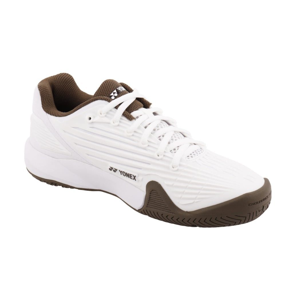 Yonex Power Cushion Eclipsion 5 Allcourt (Stabilität) 2026 weiss/braun Damen Tennisschuh