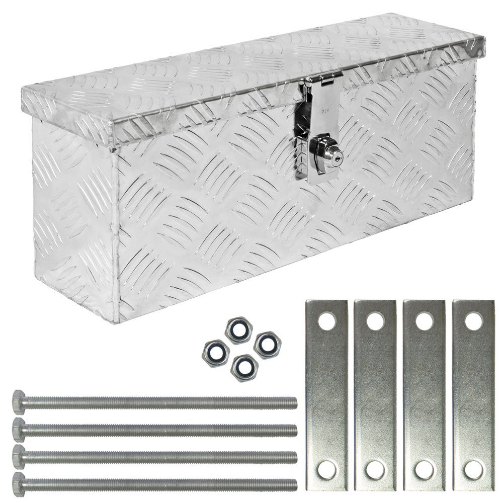 Anhänger-Deichselbox Truckbox Deichselkasten Aluminium D015 inkl. Montagesatz Deichselbox