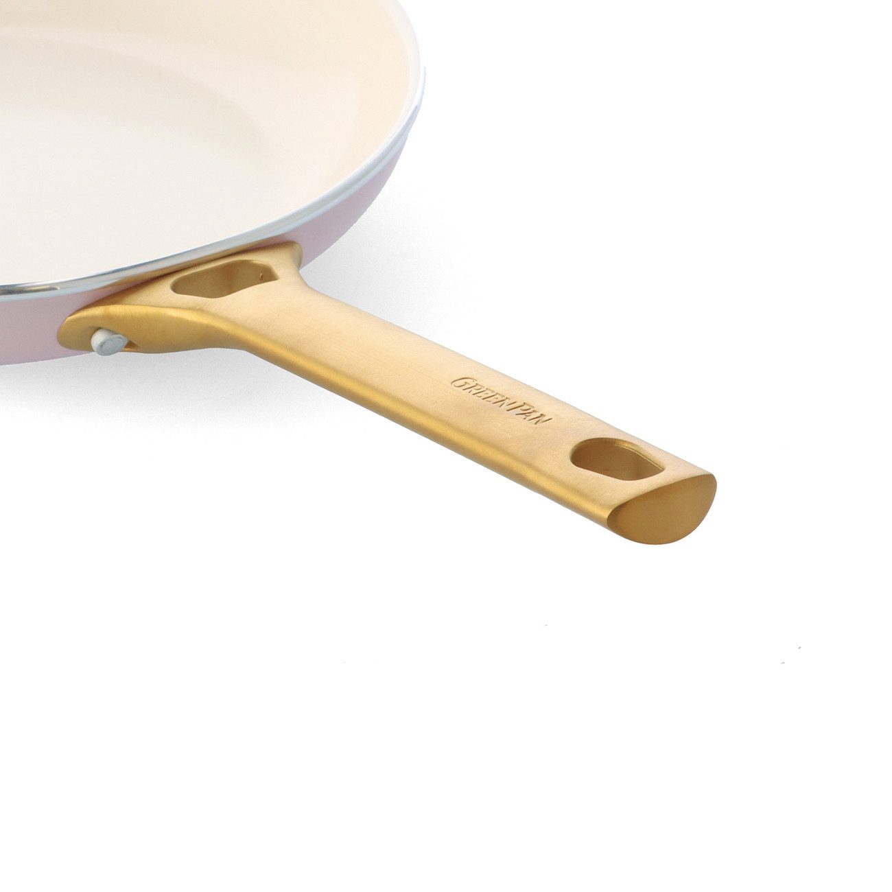 GREENPAN Pfannen-Set Padova Reserve 2-tlg. Pfannen-Set 20 cm & 26 cm rosa Antihaft, Aluminium, Kratzfest, Keramik, alle Herdarten, Backofengeeignet, Ø 20 & 26 c – Bild 3 von 5