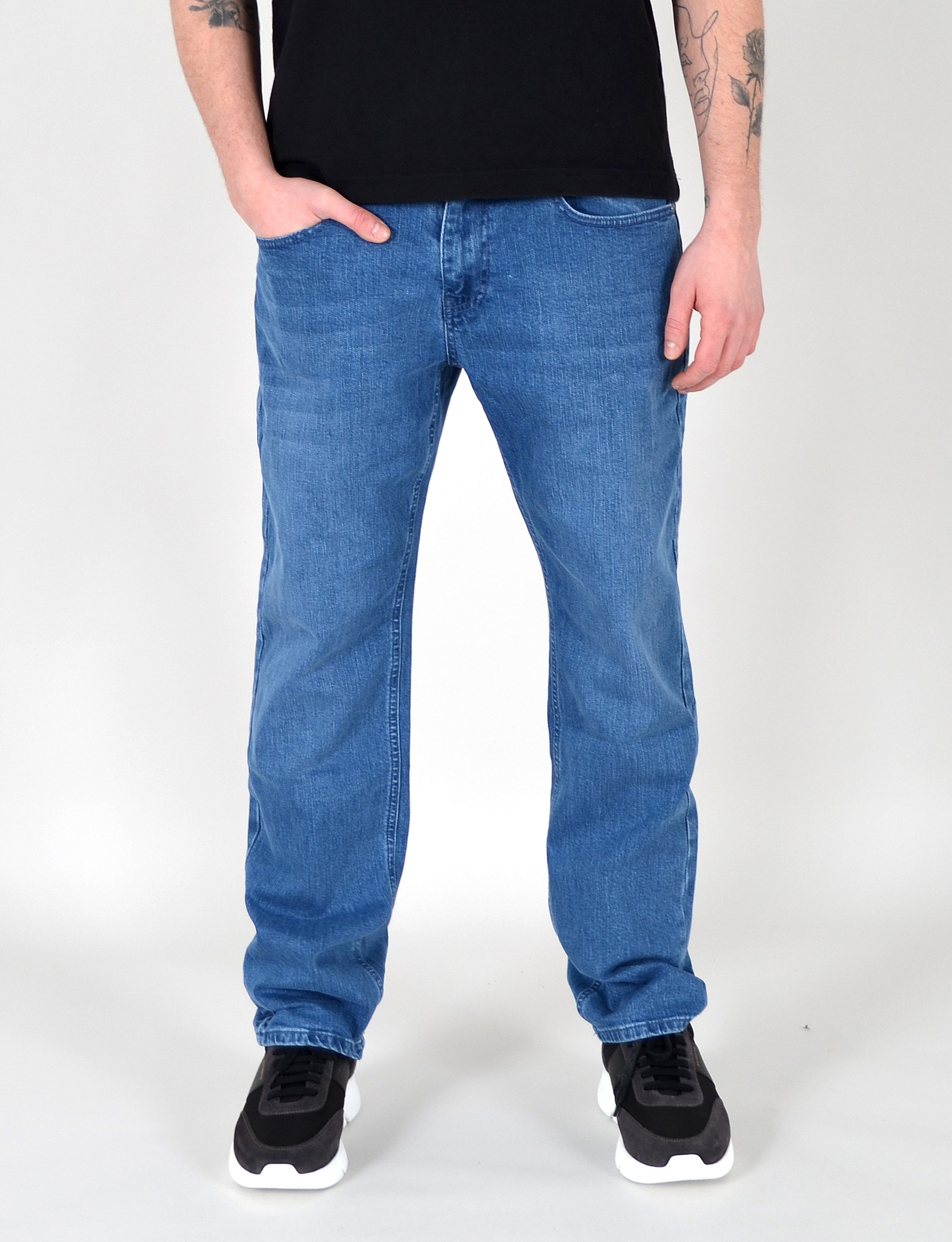 ADAM JEANS Straight-Jeans Herren Jeans Regular Jeanshose Herren Straight Leg Jeans Männer Premium Straight Leg Jeans Herren Stretch Jeanshose Regular Gerade