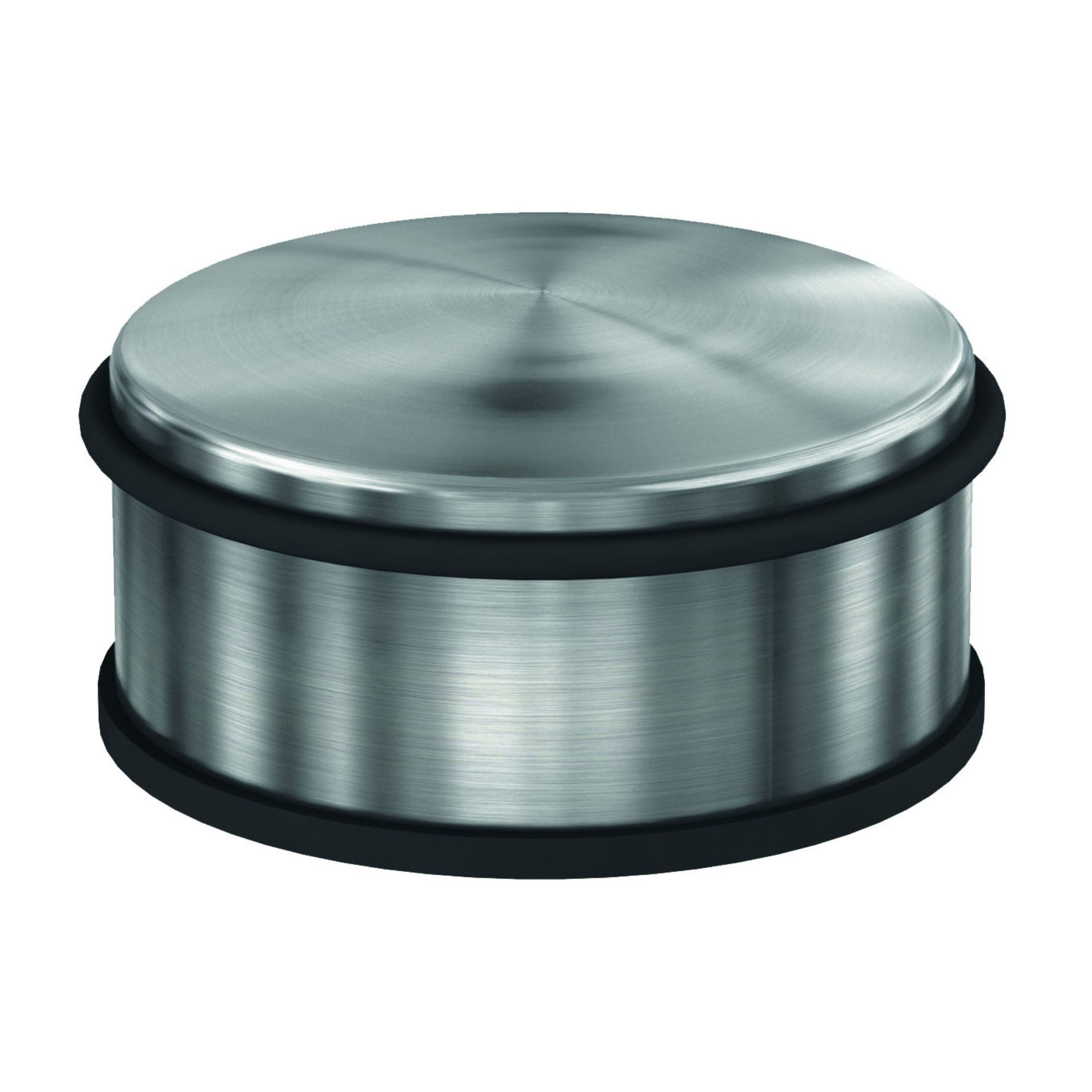 BASI Wandtürstopper Türpuffer, Türstopper (Packung, 1 St), aus Edelstahl mit Gummi-Schutz, extra schwer und rutschfest, 1 KG