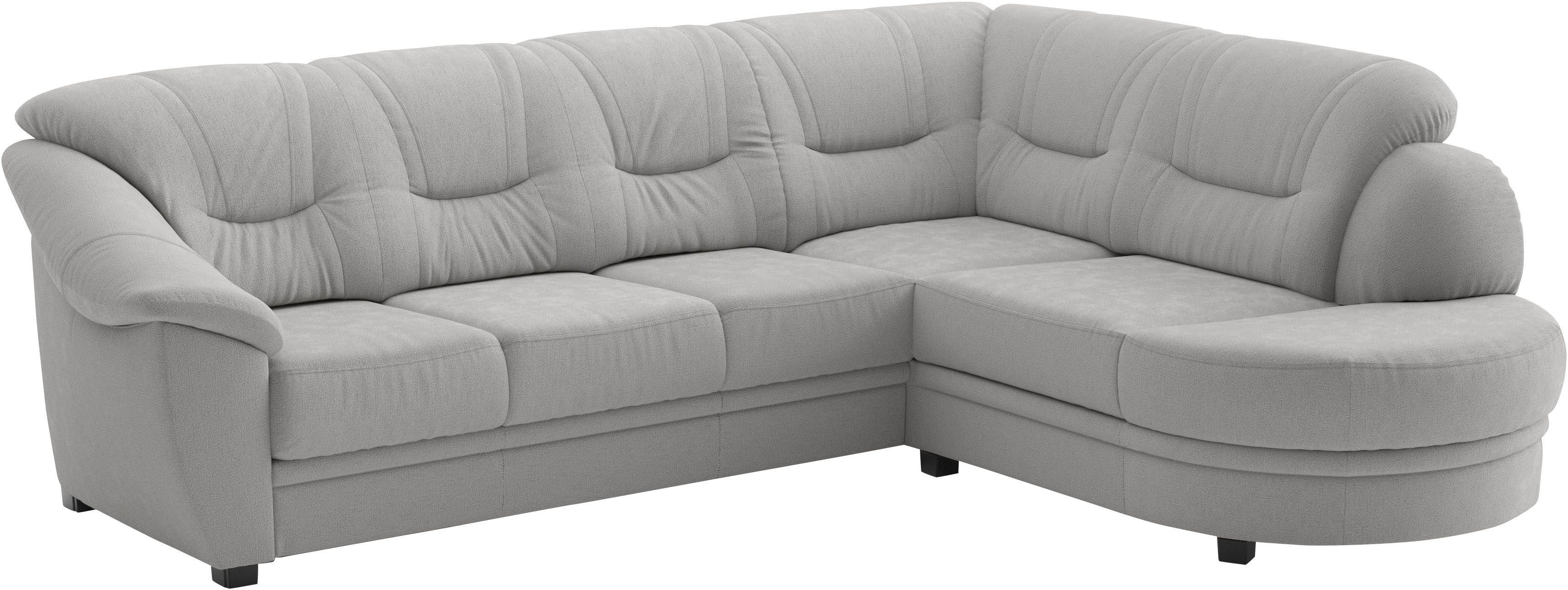 sit&more Ecksofa Savona L-Form, B: 267 cm, Couch mit Federkern, Komfortsitzhöhe 46 cm, optional mit Schlaffunktion