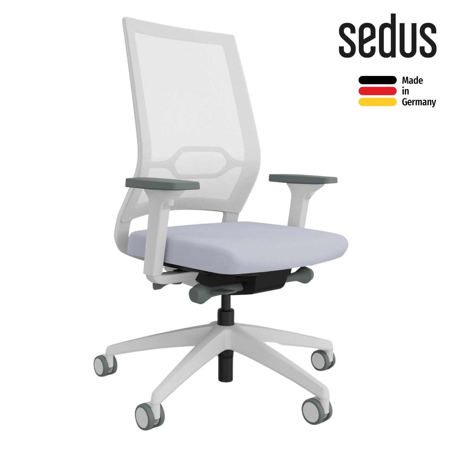 sedus Bürostuhl quarterback 2 Membran (Made in Germany, 5 Jahre Garantie), ergonomischer Bürostuhl mit Synchronmechanik