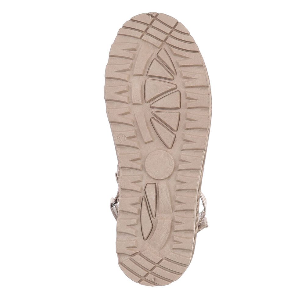 Ital-Design Damen Hausschuhe Freizeit Hausschuh (87118487) Flach Hausschuhe in Beige