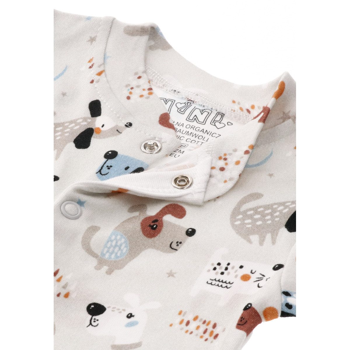 NINI Strampler Hund Unisex Kinder Einteiler, Overall, Babyanzug, Babyoverall, Babyanzug