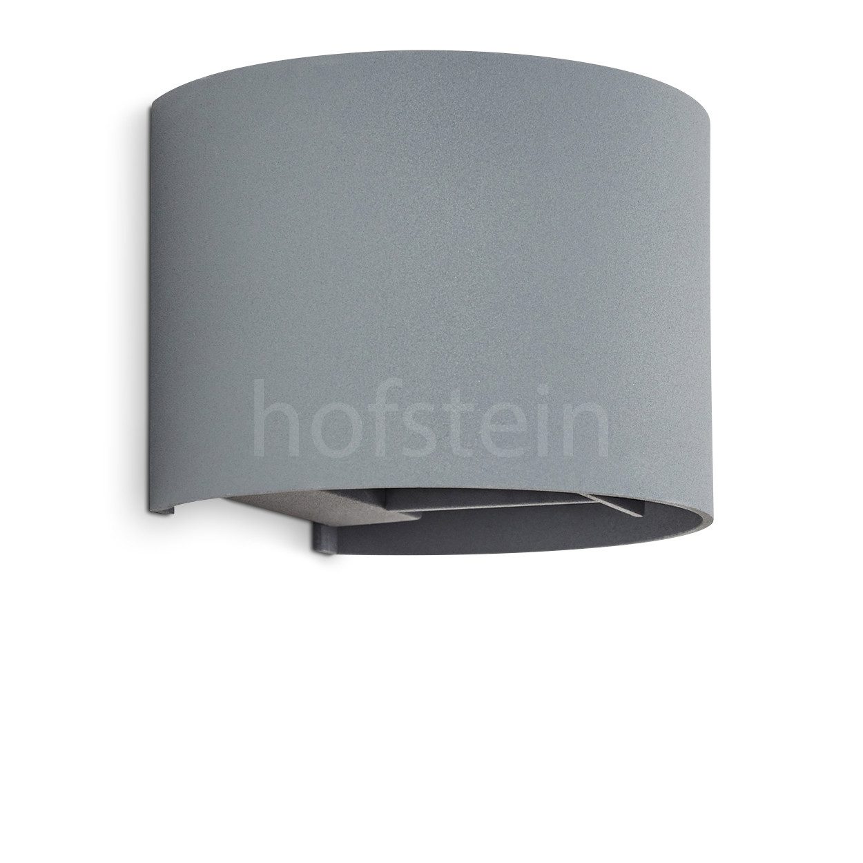 hofstein Wandleuchte »Vaccina« moderne Wandlampe aus Metall in Grau, ohne Leuchtmittel, Leuchte mit Lichteffekten, verstellbaren Schirm, Up & Down,1xG9