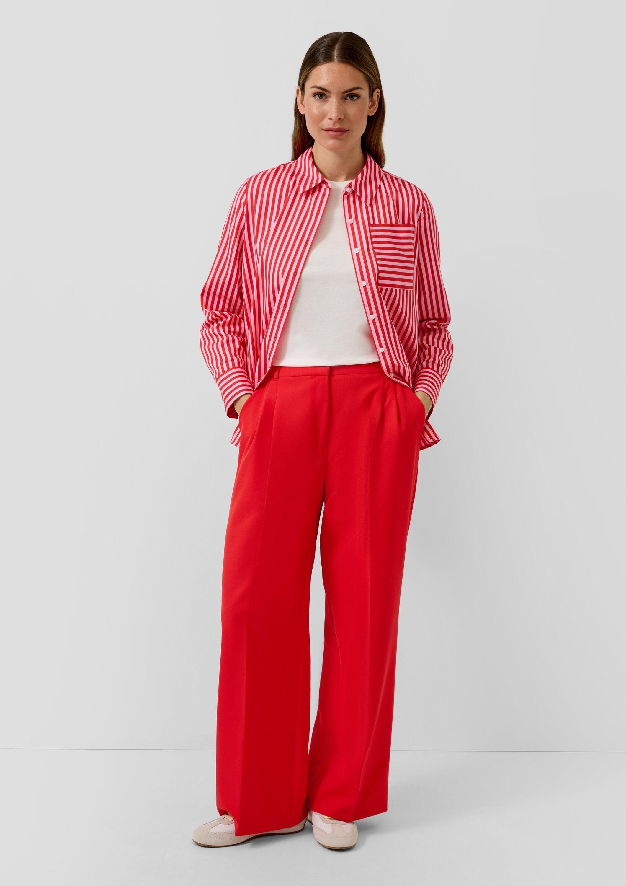 s.Oliver Chinos Hose Elegante Wide-Leg-Hose im Relaxed Fit – Bild 5 von 5