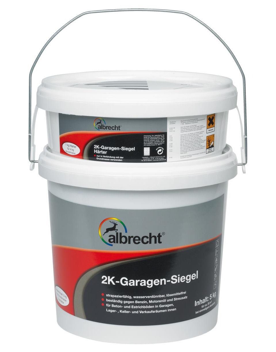 Albrecht Zementfarbe Albrecht 2K-Garagen-Siegel 5 kg RAL 7032