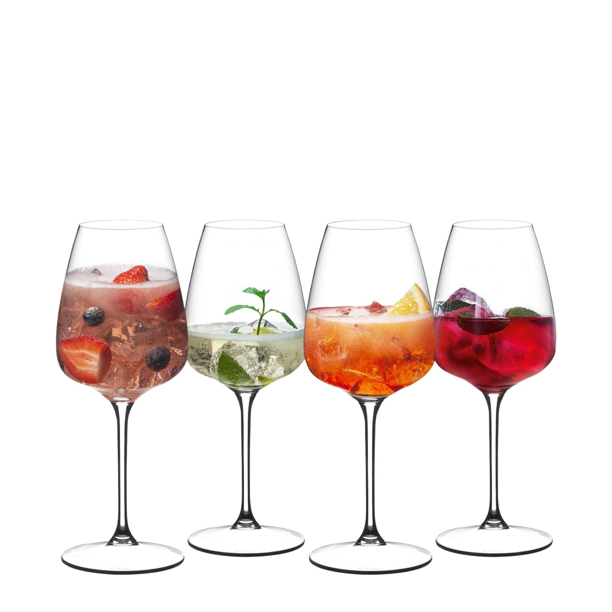 RIEDEL THE WINE GLASS COMPANY Glas Riedel Summer Drinks Aperitivo 4er Set, Kristallglas