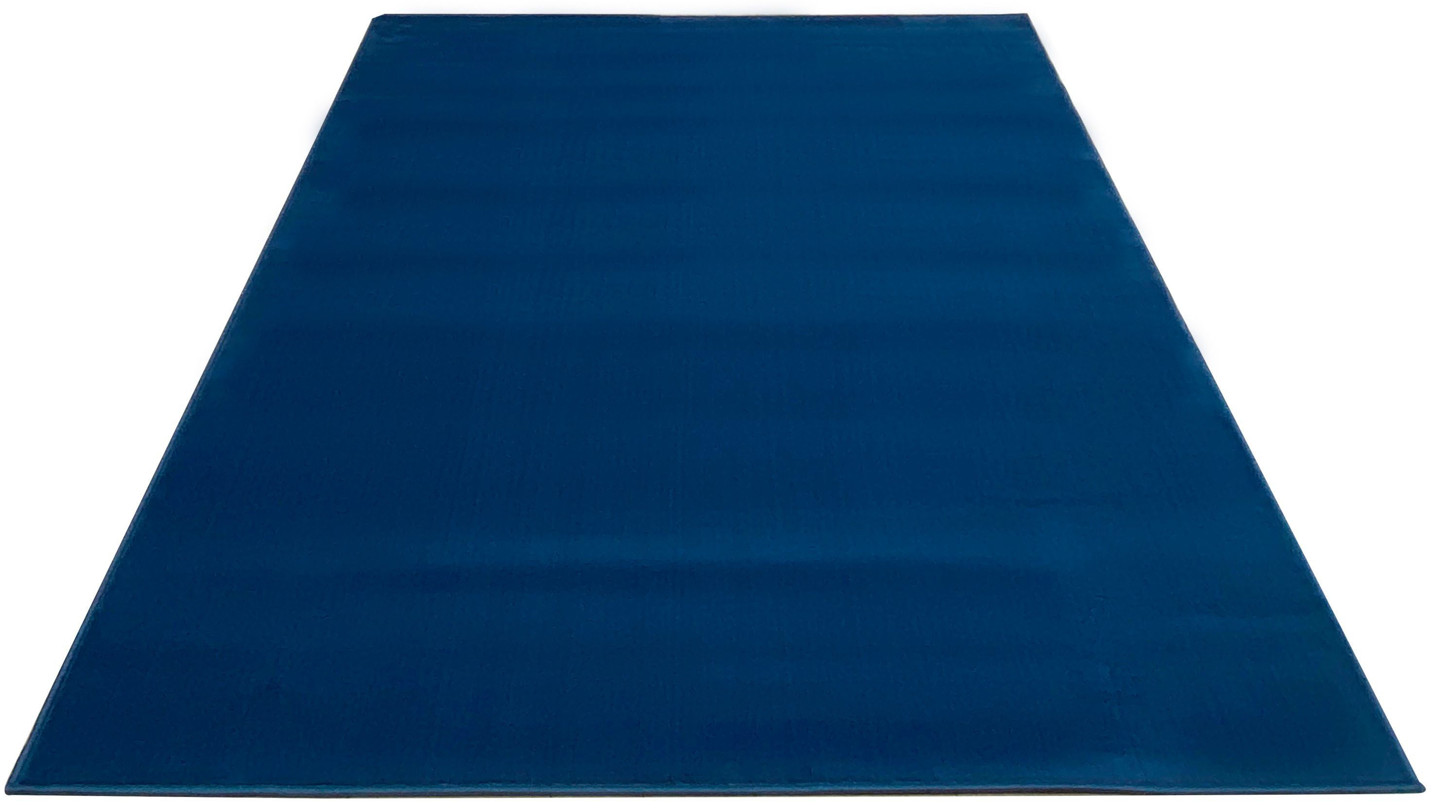 Teppich Oriental Uni, Home affaire, rechteckig, Höhe: 7 mm, Kurzflor-Teppich, weich, pflegeleicht, einfarbig