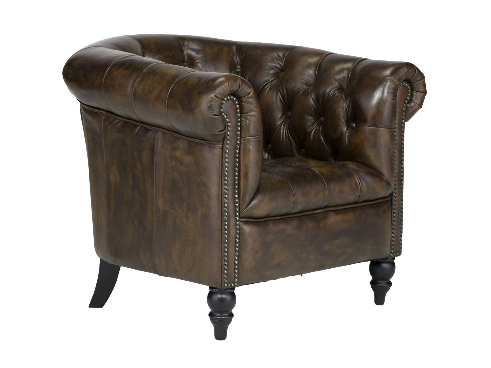 massivum Кресла Chesterfield Shelford antik braun (1-St)