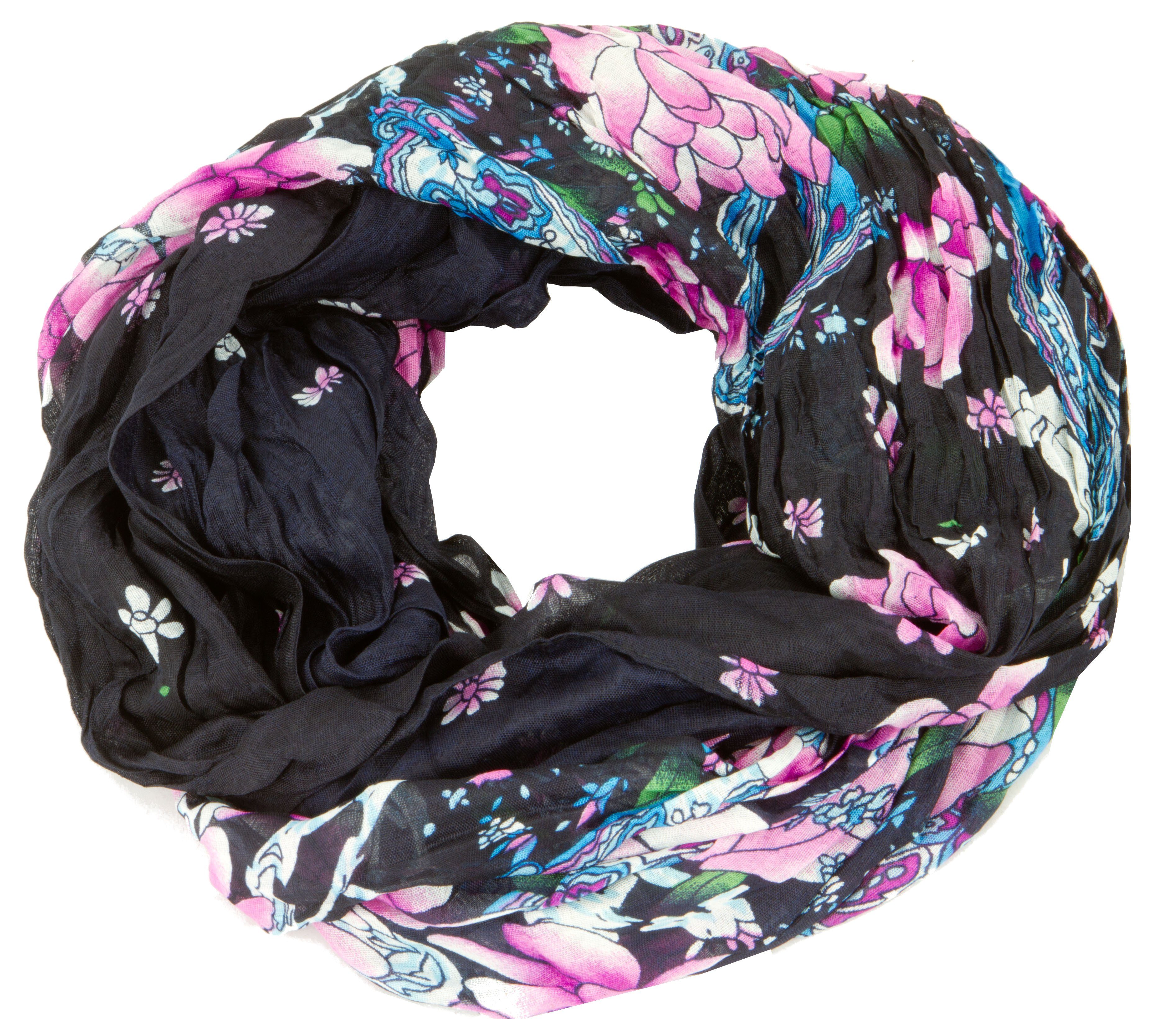 AvaMia Modeschal Blume-3999 Loop Schal Schlauchschal günstig online kaufen