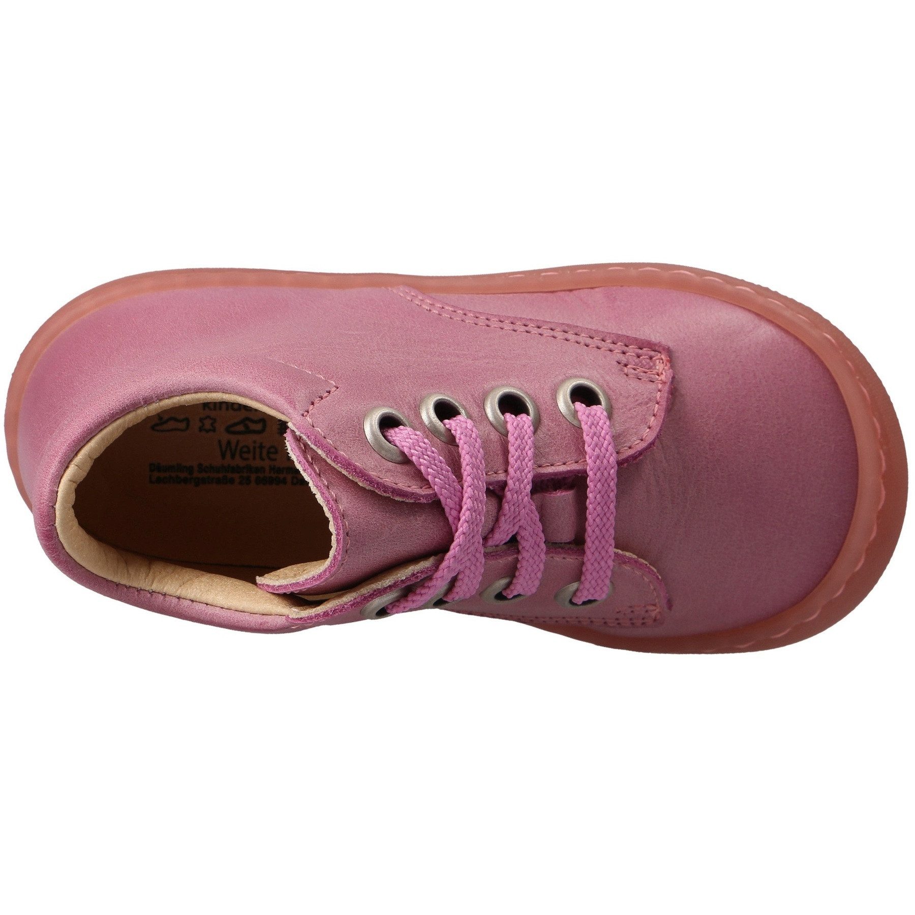 Däumling Däumling Kinder Lauflern Salli Lauflernschuhe Lede Schnürstiefel
