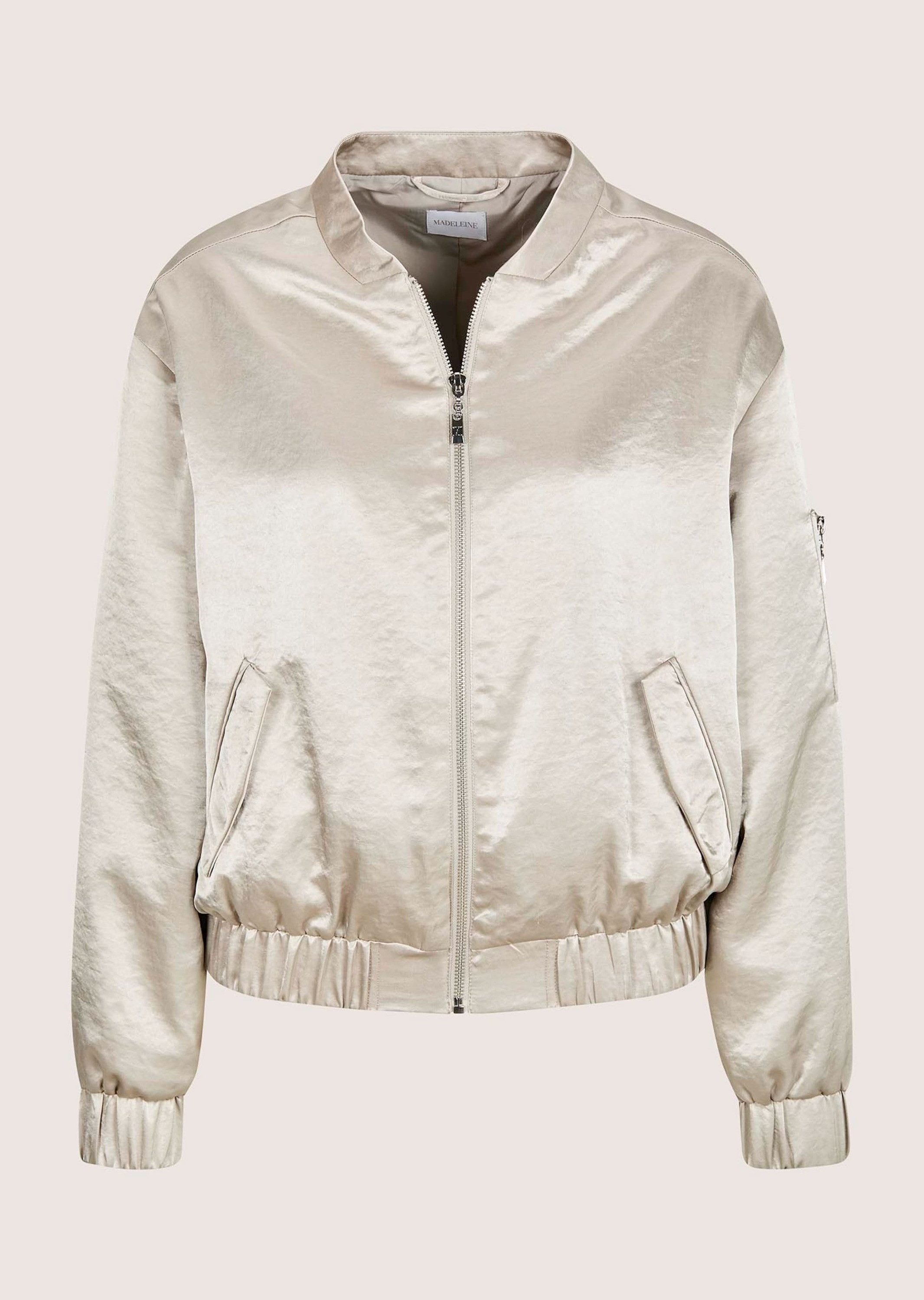 Outdoorjacke Elegante Glanzjacke mit Stehbund