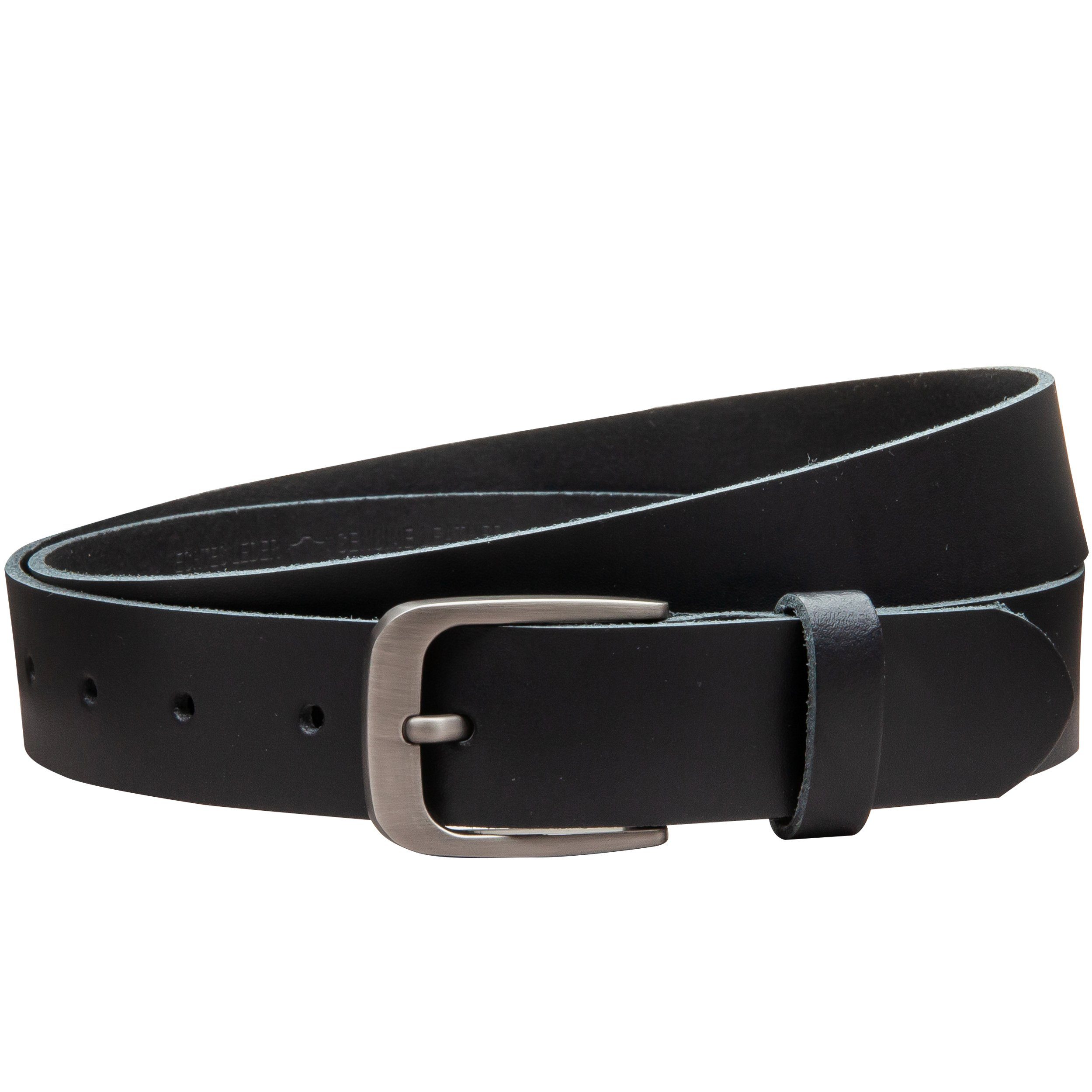 COLOGNEBELT Ledergürtel OM319-SL-Schwarz MADE IN GERMANY, günstig online kaufen