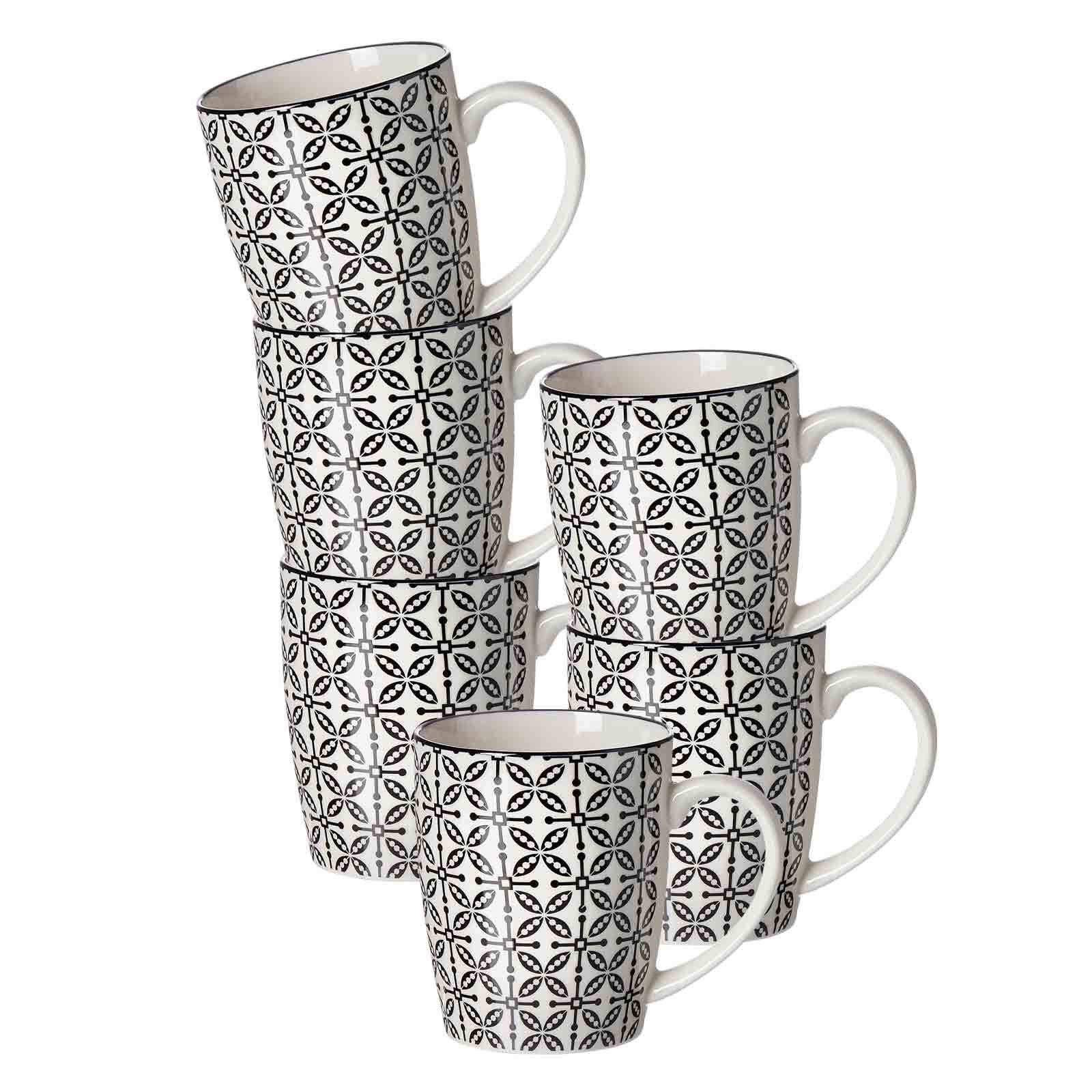 Becher Takeo Leaves Henkelbecher 350 ml 6er Set
