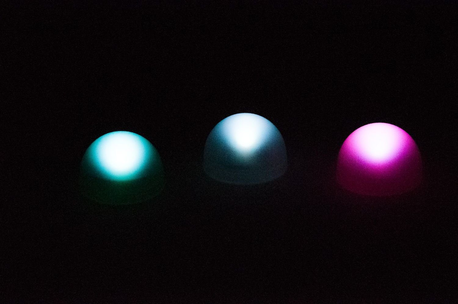 EDCO Kugelleuchte 3x LED-Kerzenlicht Dekolicht Beleu Tischlampe Leuchte Lampe Nachtlicht
