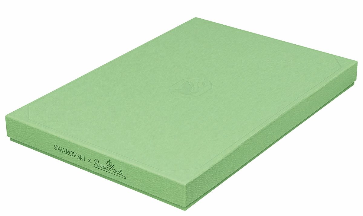 Swarovski Servierplatte Fern Platte 40 cm, Porzellan, (Platten), Platten