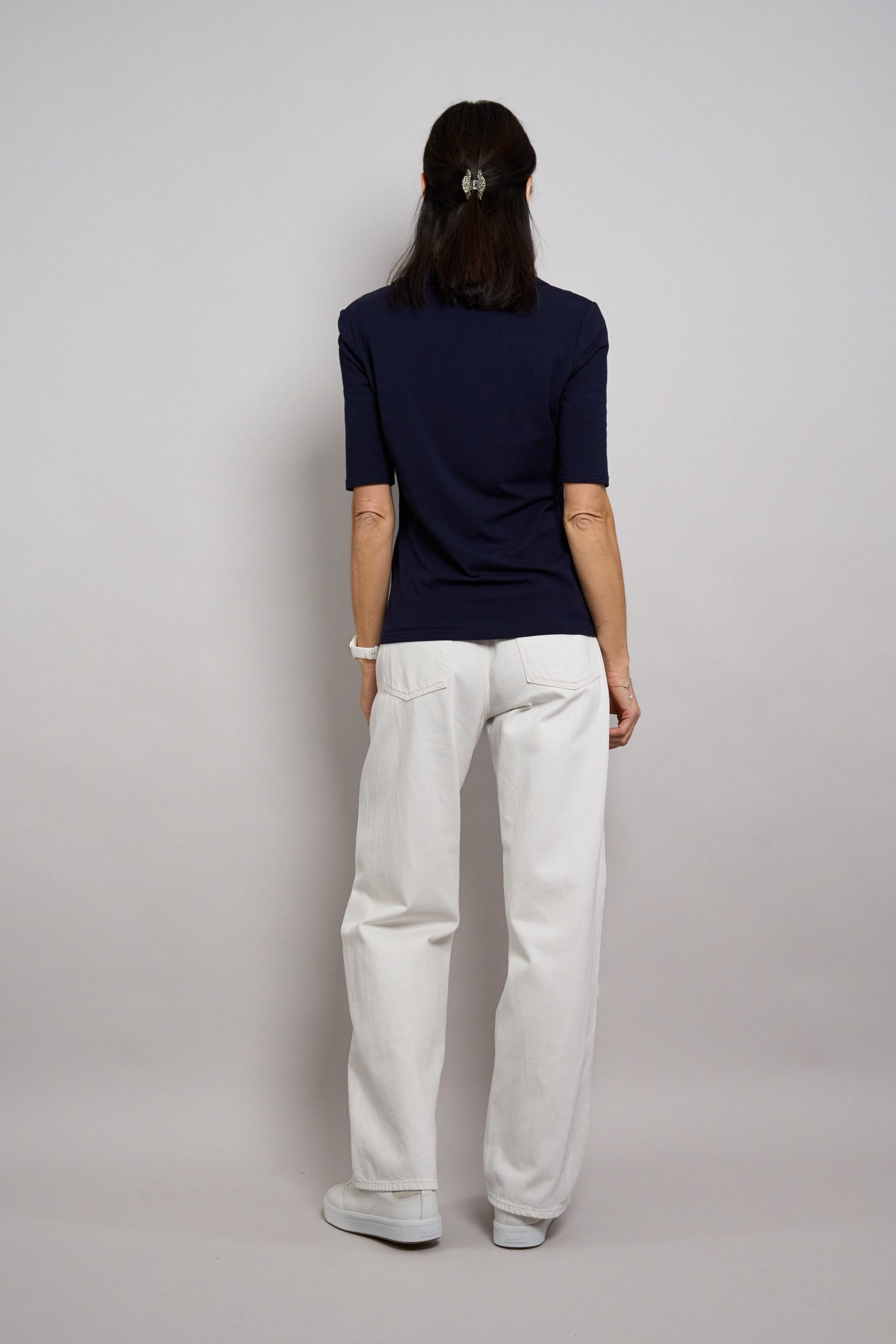Seidel Moden Poloshirt Mit V-Ausschnitt - MADE IN GERMANY – Bild 4 von 4