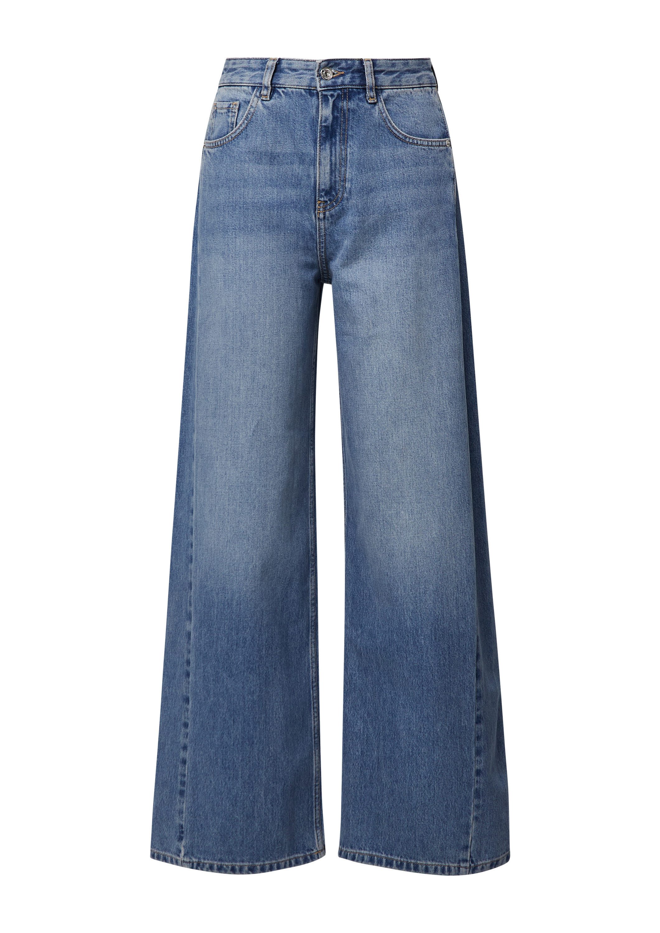 comma Weite Jeans Jeans-Hose Jeans im Relaxed Fit mit Wide Leg günstig online kaufen