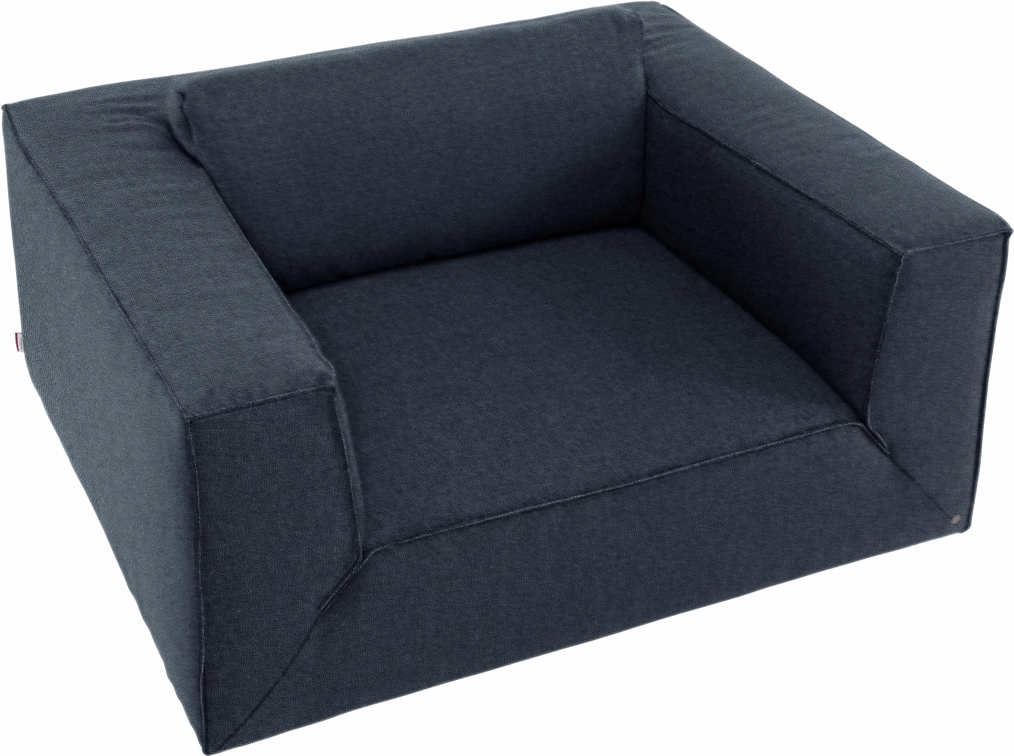 Breite HOME TAILOR bequemen 147 TOM cm CUBE mit Sitztiefe, BIG STYLE, große extra Stegkissen, Loveseat