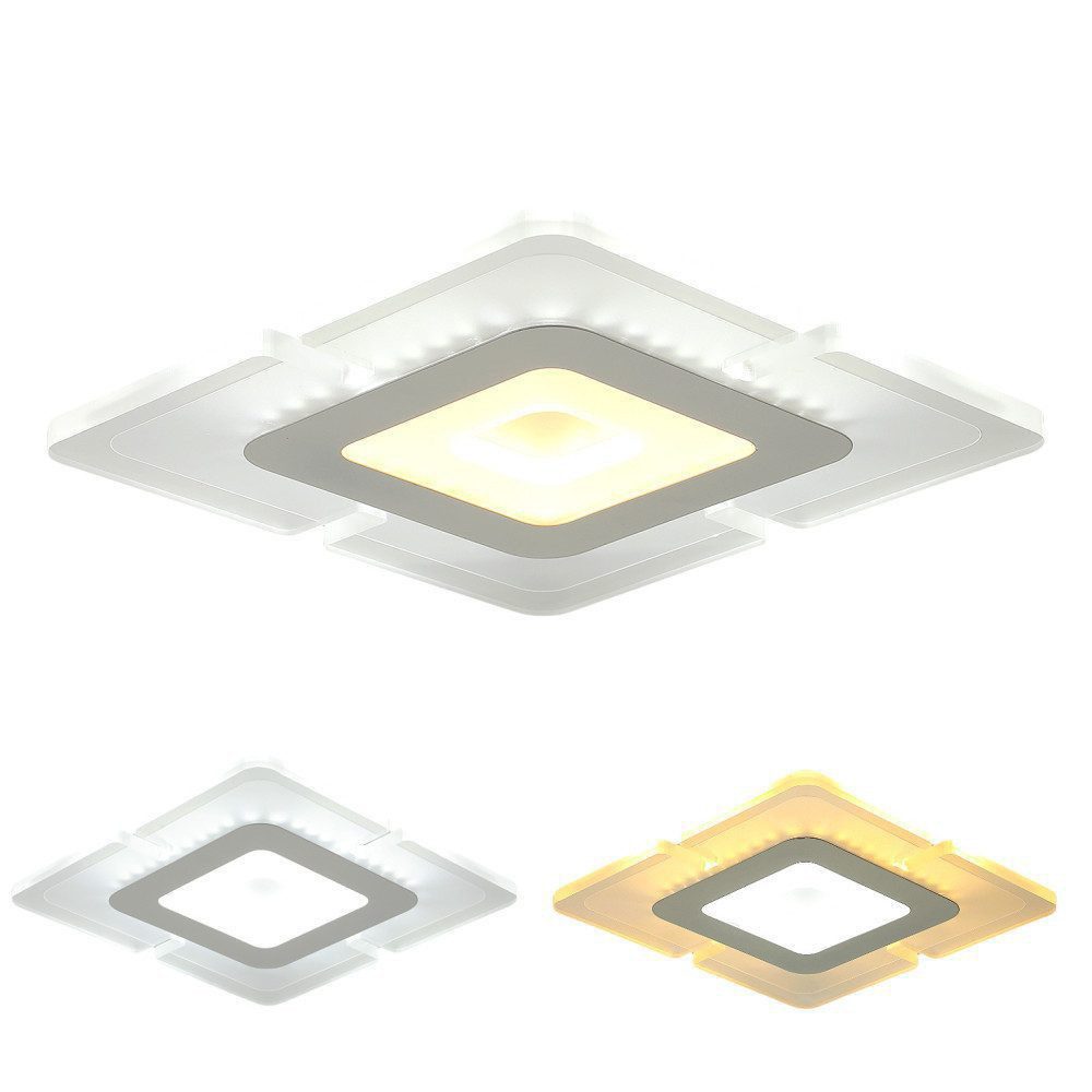 LETGOSPT Deckenleuchte 18W Ultraslim Panel Deckenlampe günstig online kaufen