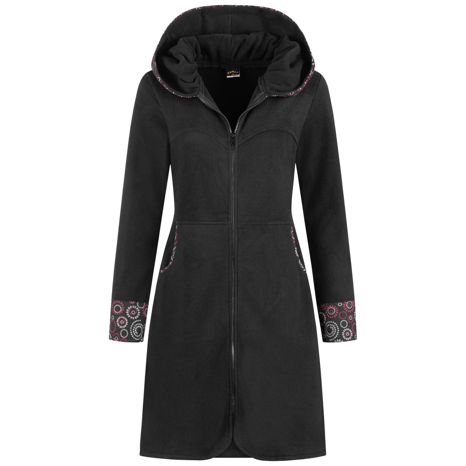 Fleecejacke Kunst und Magie Damenmantel aus Fleece Fleecejacke