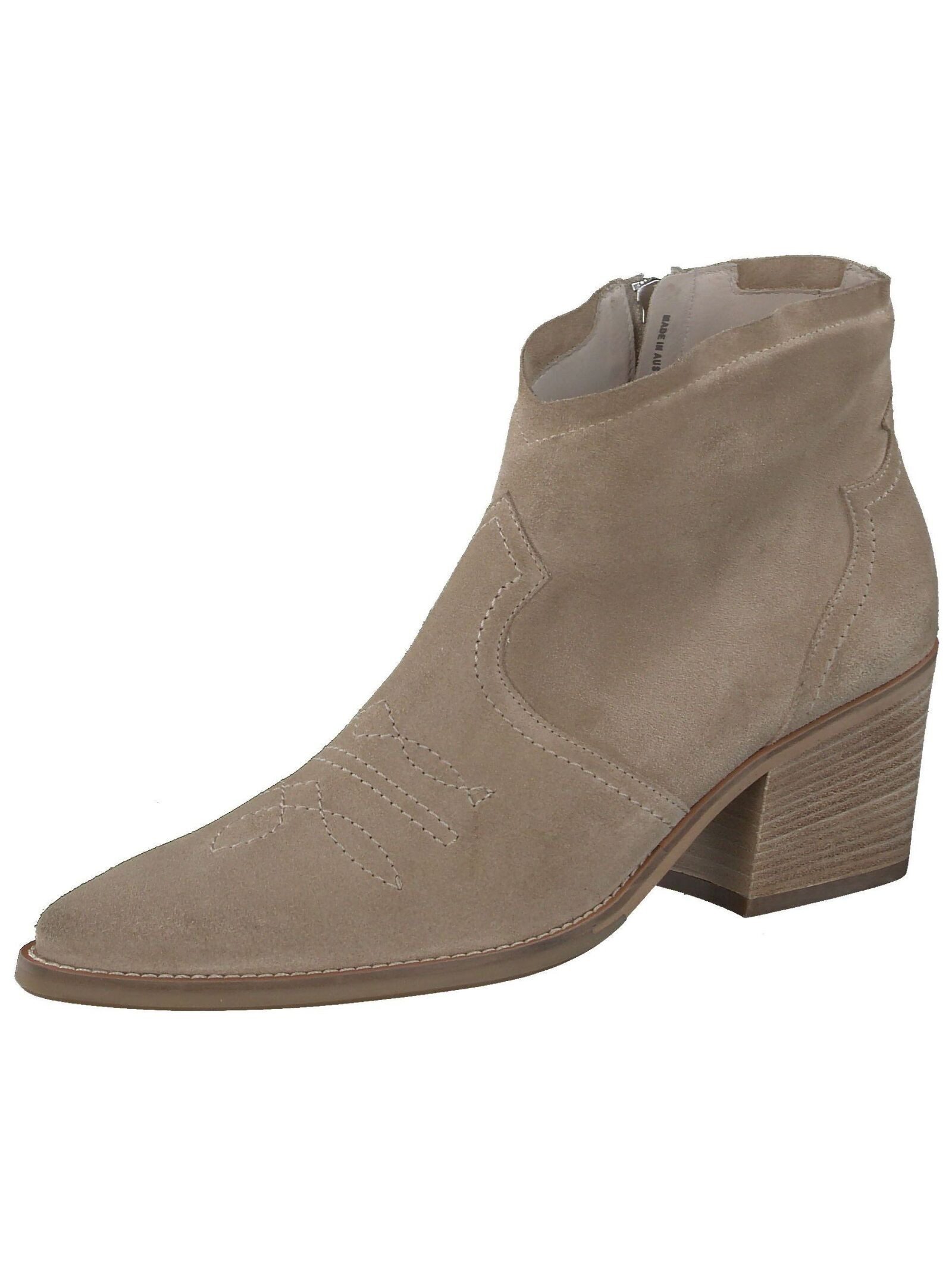 Paul Green Paul Green Stiefelette Veloursleder Bikerboots