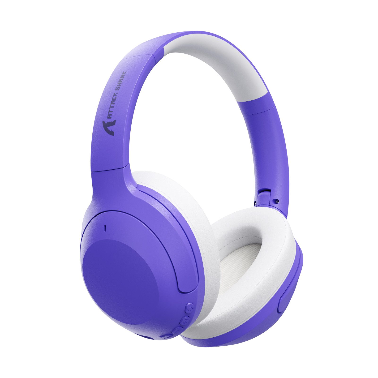 ATTACK SHARK G300 ANC-Kopfhörer, Bluetooth Kopfhörer Over-Ear-Kopfhörer Over-Ear-Kopfhörer (5.3/HSP,V1.8AVRCP,V1.6,A2DP V1.3, mit geschlossener Akustik,ANC-Geräuschunterdrückung,-21 dB)