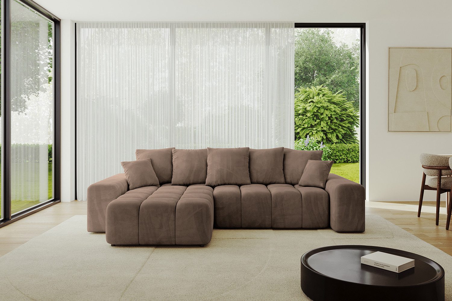ALTDECOR Ecksofa ENIL-L, Couch mit Schlaffunktion, günstig online kaufen