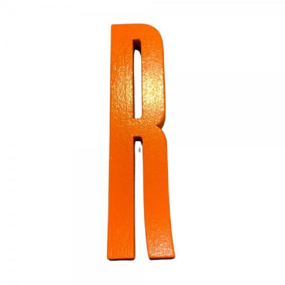 Design Letters Spiel Holzbuchstabe R Orange (12cm)