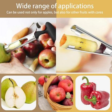 HYTIREBY Entkerner Apfelentkerner mit ABS-Griff und Gezackter Edelstahlklinge, ABS+Edelstahl, (1-tlg), für Home & Küche Edelstahl küchen-geräte Ergonomische