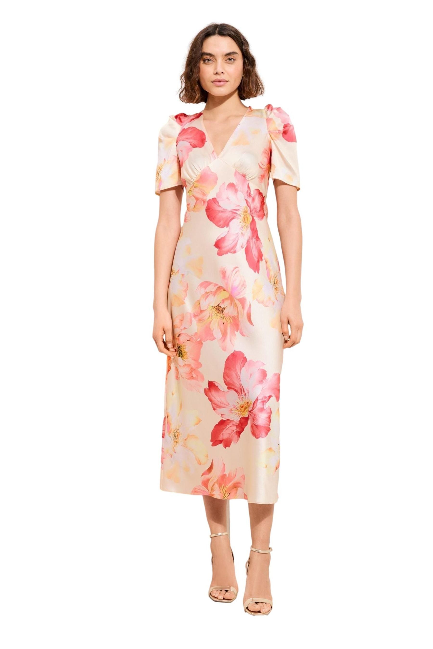 Friends Like These Midikleid Friends Like These Satin-Midikleid, Regular (1-tlg)