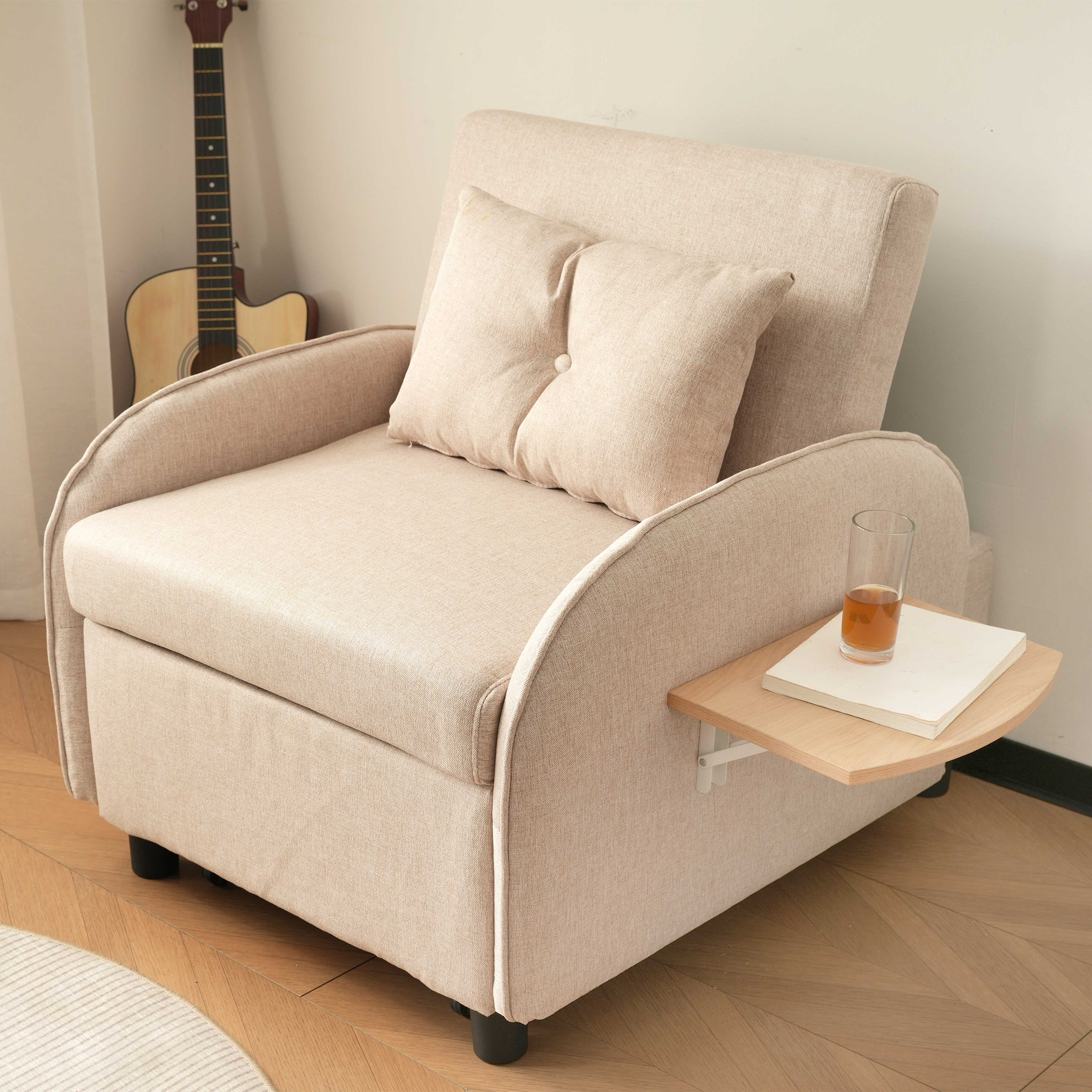 BlingBin Schlafsofa 3-in-1 Ausziehbares Einzel-Sofa-Liegestuhl, 1 günstig online kaufen