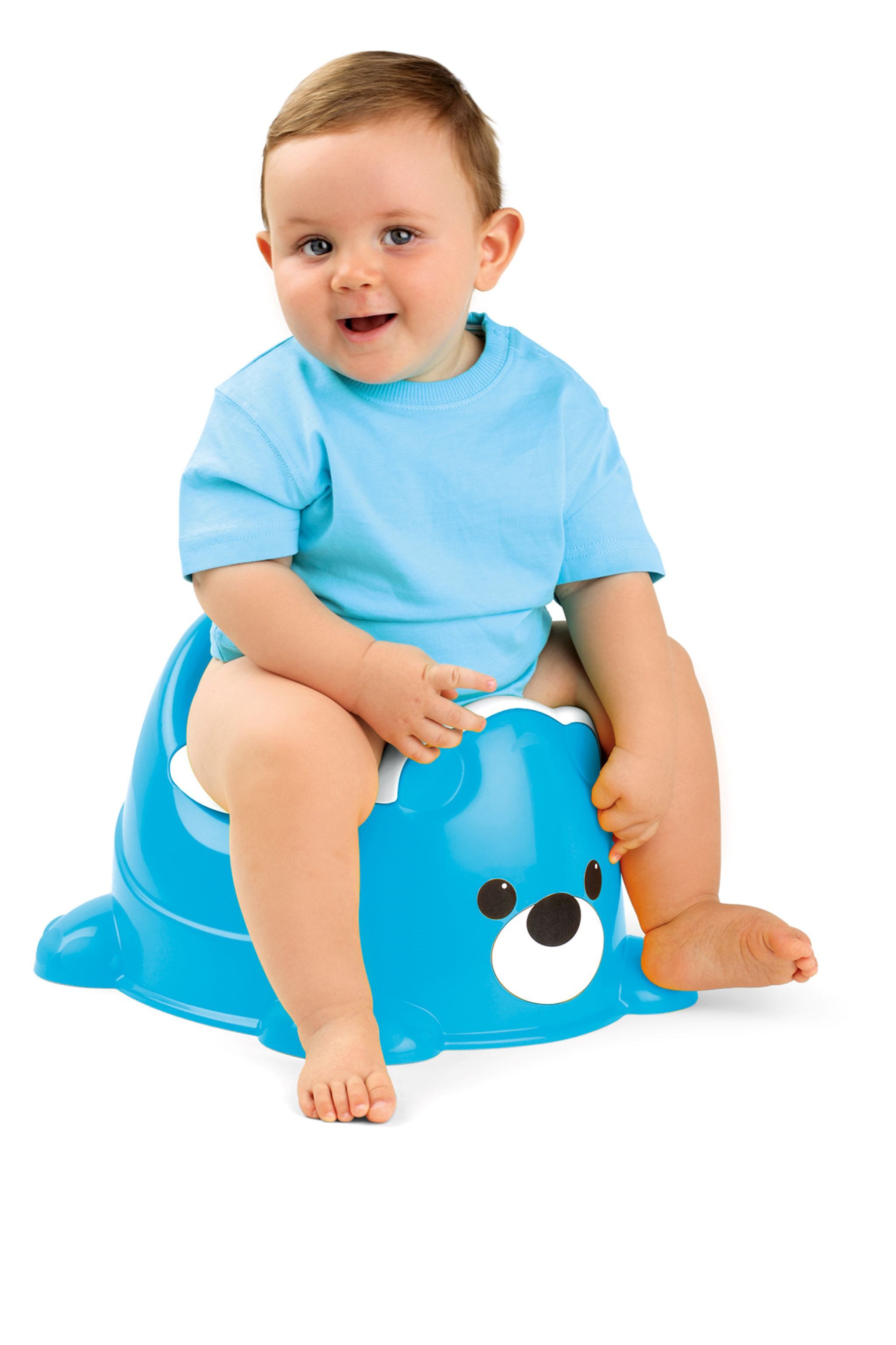 MOLTO Töpfchen Kindertöpfchen ergonomisch mit Einsatz Teddybär