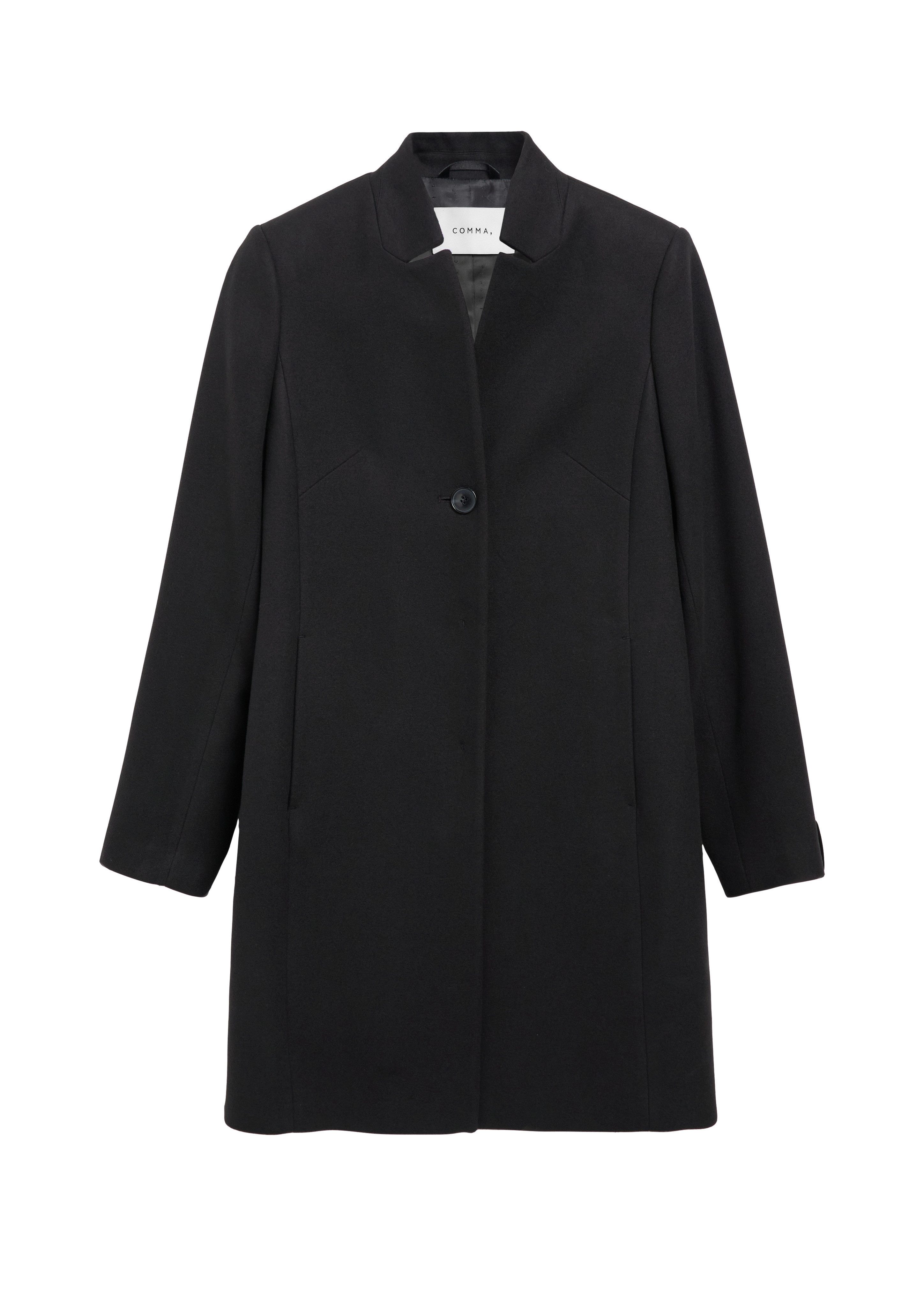 comma Kurzmantel Blazer-Mantel in taillierter Passform