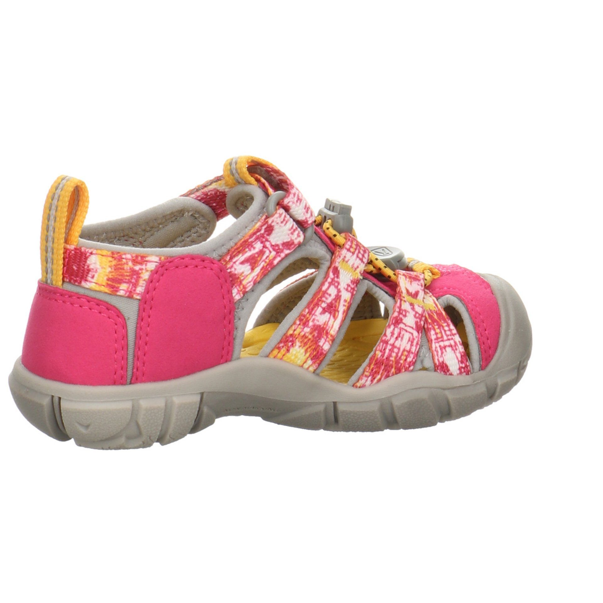 Keen Jungen Sandale Schuhe Synthetikkombination Sandalen sonst rot+lila Kombi Seacamp Outdoorsandale