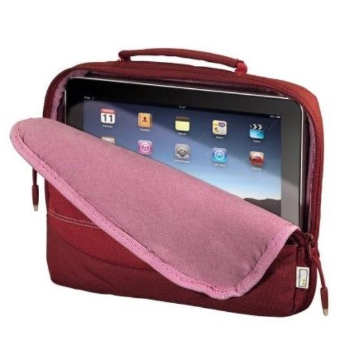 aha Tablet-Hülle Cover Maple Tasche Schutz-Hülle Case Sleeve, Anti-Kratz Zubehörfach Trage-Griff für Tablet PC bis 11" Mini Notebook