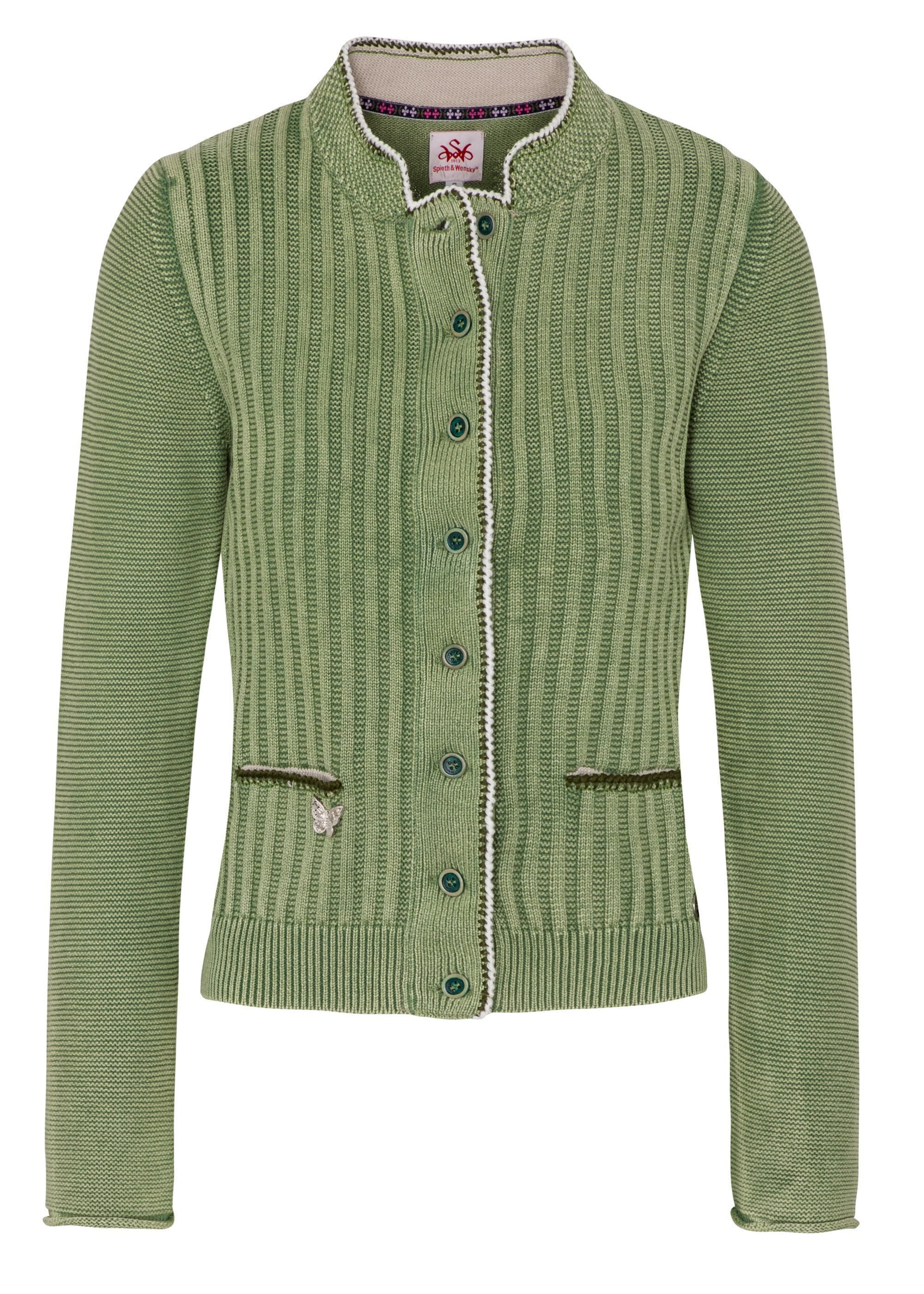 Spieth & Wensky Strickjacke Alexa mit femininen Highlights