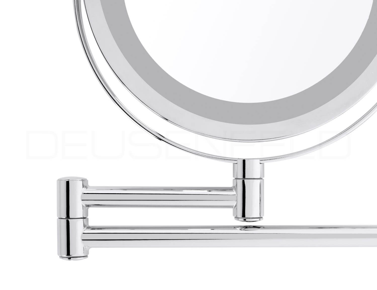 DEUSENFELD Kosmetikspiegel Batterie LED Doppel Wand Kosmetikspiegel WL5CB ( günstig online kaufen