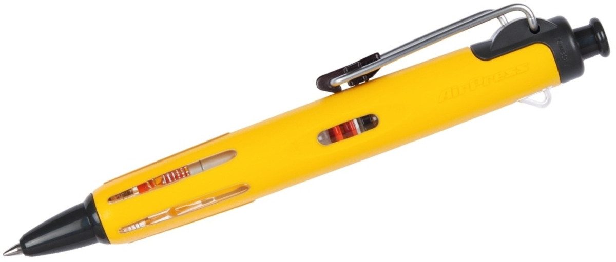 Kugelschreiber Kugelschreiber AirPress Pen mit Drucklufttechnik gelb.