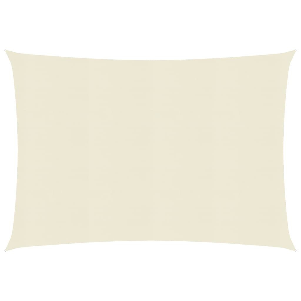 Sonnensegel Sonnensegel 160 g m² Creme 3x4,5 m HDPE Beschattung Rechteck