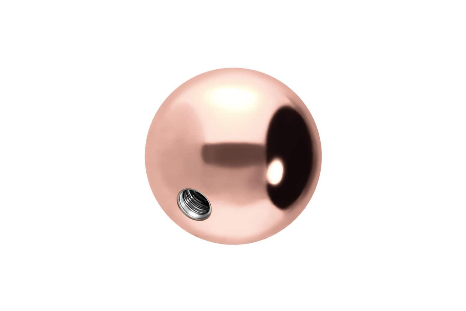 PIERCINGLINE Piercing-Set Chirurgenstahl Schraubkugel (Schraub-Aufsätze, 1-tlg)