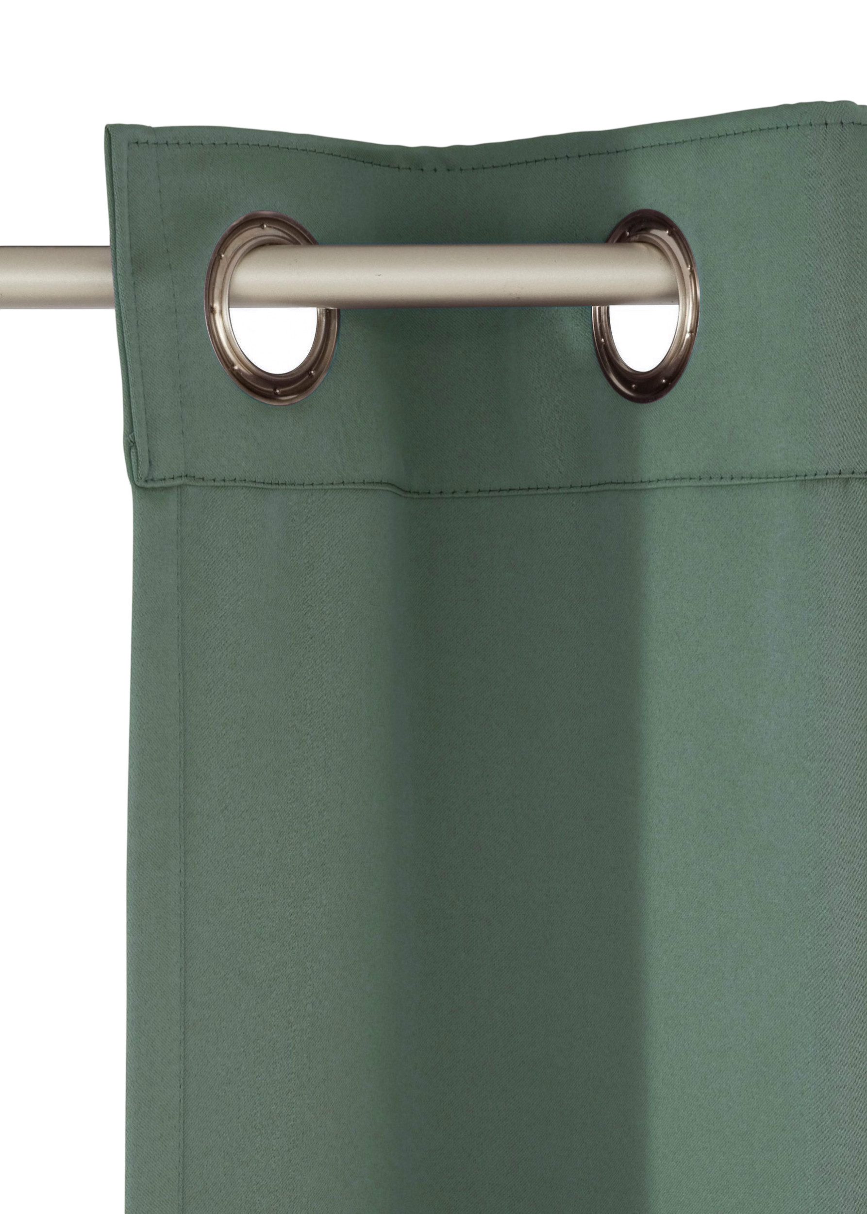 OTTO home Verdunkelungsvorhang Solana (2 St), Ösen, verdunkelnd, 2-er Set, Breite 140 cm, einfarbig