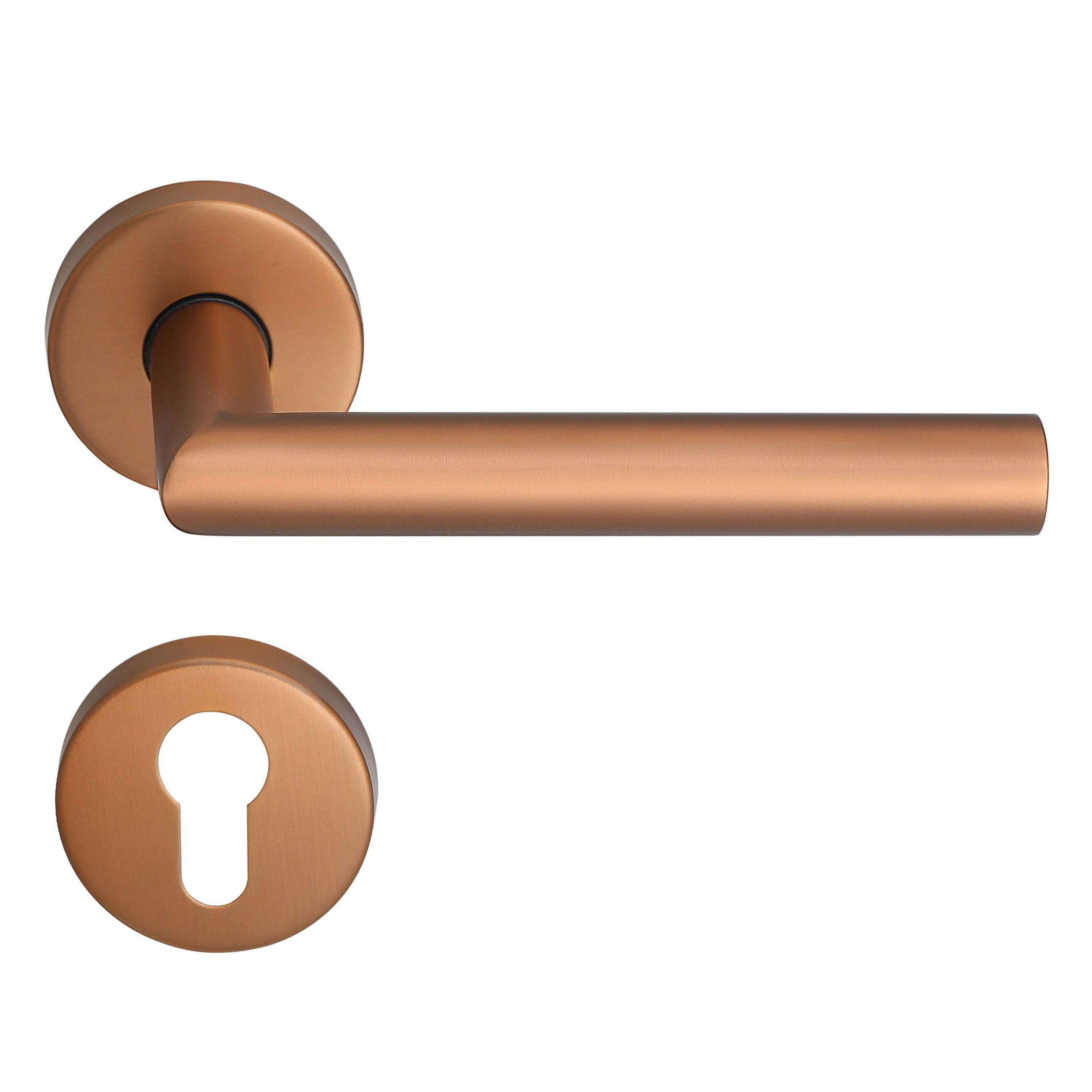 MeinTürgriff Drückergarnitur Toulouse Rosegold Türgriff für günstig online kaufen